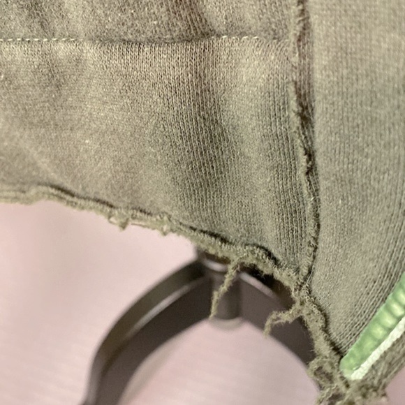 Knitted Dove (Anthropologie) military inspired 3/4 length knit coat in Olive XS - Picture 9 of 10